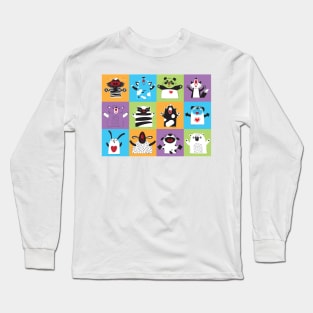 Happy animals Long Sleeve T-Shirt